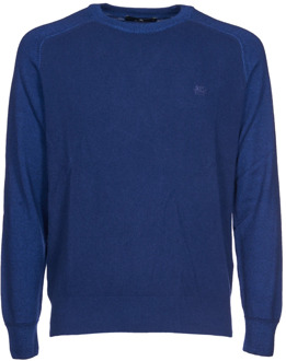 Etro Metallic Pinafore Sweatshirt Etro , Blue , Heren - 2Xl,Xl,M