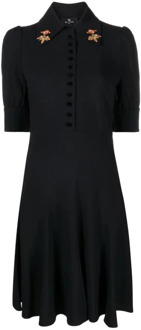 Etro Midi Dresses Etro , Black , Dames - M,S,Xs