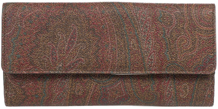Etro Paisley Book Wallet Etro , Brown , Dames - ONE Size