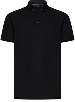 Etro Polo Shirts Etro , Black , Heren - M,S