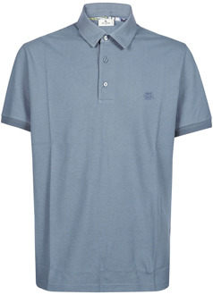 Etro Polo Shirts Etro , Blue , Heren - Xl,L,M