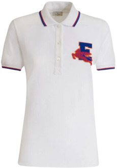 Etro Poloshirt Etro , White , Dames - L,M,S