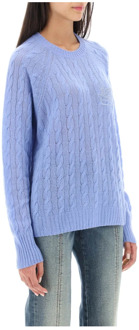 Etro Round-neck Knitwear Etro , Blue , Dames - S,Xs