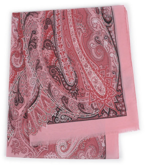 Etro Roze Sjaal Bufanda Etro , Multicolor , Dames - ONE Size