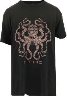Etro Stijlvolle T-shirts voor mannen en vrouwen Etro , Black , Dames - M,S,Xs