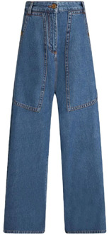 Etro Straight Jeans Etro , Blue , Dames - W26,W27