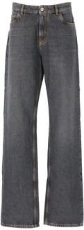 Etro Straight Jeans Etro , Gray , Dames - W28
