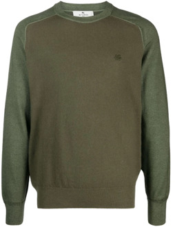 Etro Sweatshirt Etro , Green , Heren - 2Xl,Xl,L,M