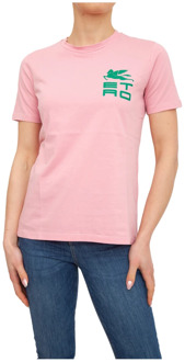 Etro T-shirt Etro , Pink , Dames - S,Xs