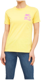 Etro T-shirt Etro , Yellow , Dames - M,S,Xs