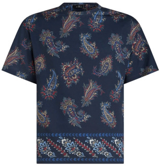 Etro T-Shirts Etro , Multicolor , Heren - XL