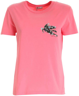 Etro T-Shirts Etro , Pink , Dames - M