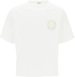 Etro T-Shirts Etro , White , Heren - Xl,M,S