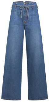 Etro Wide Jeans Etro , Blue , Dames - W29,W28,W25,W24,W27