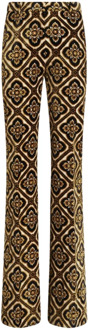 Etro Wide Trousers Etro , Brown , Dames - XS
