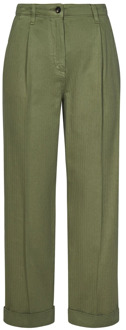 Etro Wide Trousers Etro , Green , Dames - XS