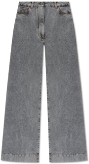 Etro Wijde jeans met hoge taille Etro , Gray , Dames - W25,W28,W26,W27