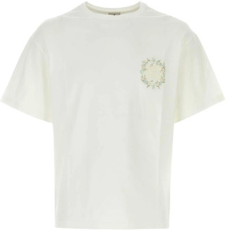 Etro Witte katoenen T-shirt Etro , White , Heren - Xl,M,S