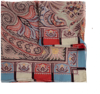 Etro Zijden sjaal Etro , Multicolor , Dames - ONE Size