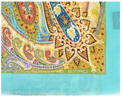 Etro Zijden sjaal met Paisley-print Etro , Multicolor , Dames - ONE Size