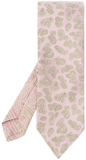 Etro Zijden stropdas Etro , Pink , Heren - ONE Size