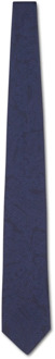 Etro Zijden stropdas met Paisley-patroon Etro , Blue , Heren - ONE Size