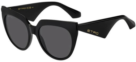 Etro Zonnebril Etro 0003/S Zwart Etro , Black , Unisex - 55 MM