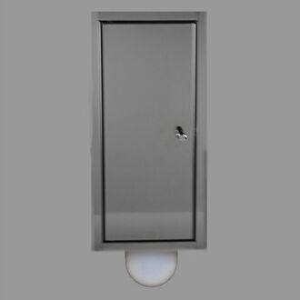 Etsero Inbouw Toilet borstel Brush-Up RVS Gepolijst Etsero