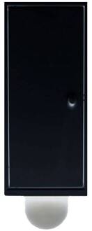 Etsero Inbouw Toiletborstel Etsero Brush-Up RVS MAT ZWART