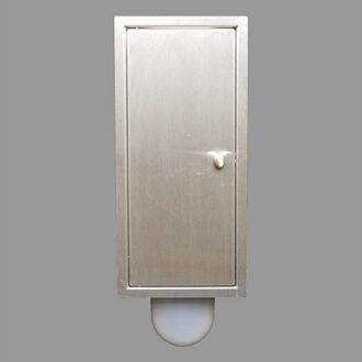 Etsero Inbouw Toiletborstel Etsero Brush-Up RVS RVS geborsteld