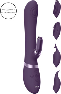Etsu - Pulse Wave G-Spot Rabbit Clitoral Stimulator - Paars