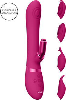 Etsu - Pulse Wave G-Spot Rabbit Clitoral Stimulator - Roze