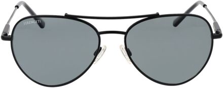 Ettore Aviator Gepolariseerd Zwart - One Size