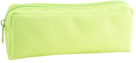 Etui Koreaanse Briefpapier Potlood Gevallen Polyester Trousse Scolaire Effen Kleur Pen Case Schoolbenodigdheden Grote Potlood Zakken 3