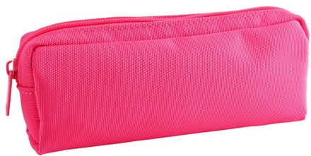 Etui Koreaanse Briefpapier Potlood Gevallen Polyester Trousse Scolaire Effen Kleur Pen Case Schoolbenodigdheden Grote Potlood Zakken 4