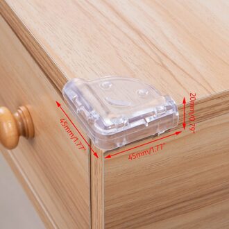 Etuud 10Pcs Kind Baby Veiligheid Siliconen Protector De Hoek Edge Protection Cover Kinderen Anticollision Guards Voor Kid L vorm