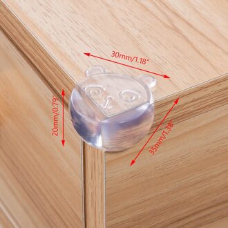 Etuud 10Pcs Kind Baby Veiligheid Siliconen Protector De Hoek Edge Protection Cover Kinderen Anticollision Guards Voor Kid Spherical beer