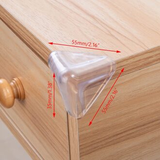 Etuud 10Pcs Kind Baby Veiligheid Siliconen Protector De Hoek Edge Protection Cover Kinderen Anticollision Guards Voor Kid Triangle