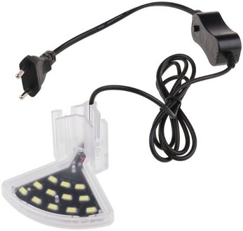 Eu 100-240V Led Clip-On Aquarium Aquarium Verlichting Lamp Wit Licht