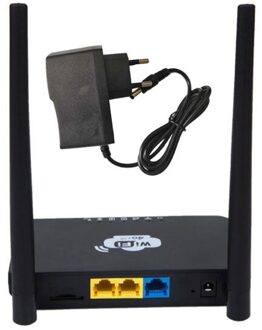 Eu Ons Draadloze Cpe 3G 4G Wifi Router Draagbare Gateway Fdd Lte Wcdmaglobal Unlock Externe Antennes Sim-kaart slot Wan/Lan-poort EU-zwart