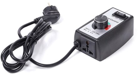 Eu Plug 230V Traploze Motor Speed Controller Fan Gouverneur Schakelaar Dimmer Richter