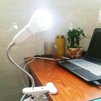 Eu Plug Flexibele Bureaulamp Houder E27 Base Licht Socket Led Clip Tafellamp Home Hotel Supply Led Lamp Houder socket
