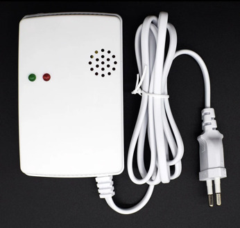 EU Plug Gas Leak Detector Sensor Combustible Propane Butane Methane Natural Gas Safety Warning Alarm System for Home