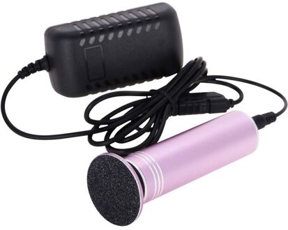 Eu Plug Verbeterde Elektrische Voet Eelt Remover Met 60Pcs Vervanging Schuurpapier Discs,2.5X Krachtige Elektronische Voet Bestand Pedicure Roze