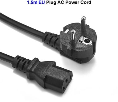 EU Power Adapter Cord 1.5m 1.8m 6ft Euro Plug Schuko iec C13 Voeding Kabel Voor PC computer Monitor Epson HP Printer TV