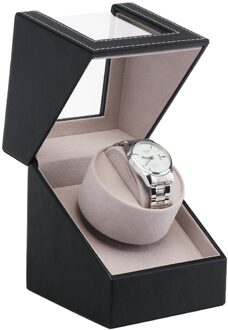 Eu/Us/Au/Uk Plug Automatische Mechanische Horloge Kronkelende Box Motor Shaker Horloge Winder Houder Display Sieraden organizer EU plug bruin