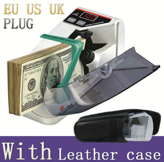 EU US UK Mini Money Currency Counting Machine Handy Bill Cash Banknote Counter Money AC or Battery Powered for Fake Money Dollar