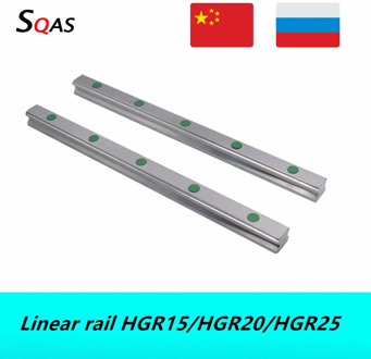 EU warehouse 2pc HGR15 HGR20 HGR25 HGR30 Square Linear Guide Rail for HIWIN Slide Block Carriages HGH20CA CNC Router Engraving
