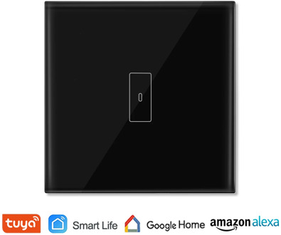 EU WiFi Boiler Water Heater Switch Black 4400W Voice Control Google Home Alexa Echo Tuya Smart Life App Remote Control Timer