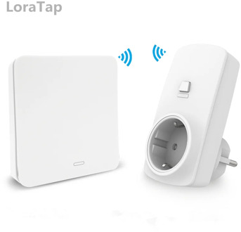 EU Wireless Socket Plug 16A with Remote Control Kinetic wireless Switch No Battery Needed eco-friendly No WiFi easy to use